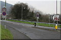 Start of the 30 Zone at the edge of Cwmcarn