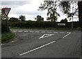 Junction of First Dig Lane and the A529 near Stapeley