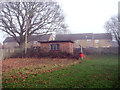 View towards houses in Newton Close