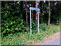 Cycle route distance sign, Cwmbran