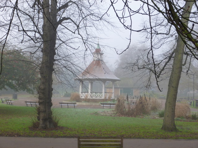 Bandstand in Chapelfield Gardens, Norwich