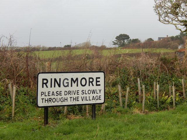 Please drive slowly through Ringmore