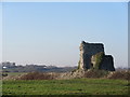 TQ6404 : Part of the Pevensey Castle Walls by David Anstiss