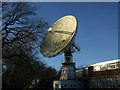 The 42 ft pulsar telescope at Jodrell Bank Observatory