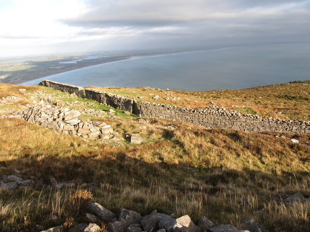 The Belfast Water Commissioners' wall from Drinneevar Quarry