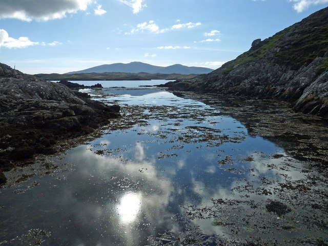 Inlet on Loch Fhleoideabhaigh, Harris