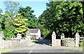 Entrance off the A29 to a country house