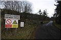 Entrance road, Redesdale Camp