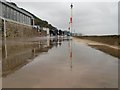 Westbourne: a reflective view along Alum Chine prom