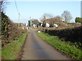 Footpath approaches West Town Farm