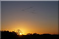 SJ3899 : Geese over Melling at sunrise by Mike Pennington