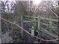 Stile on footpath beside the A23