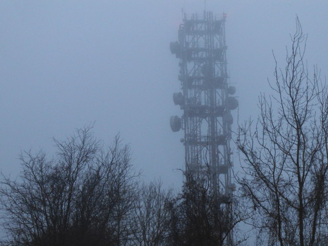 Communication tower on Beddlestead Lane