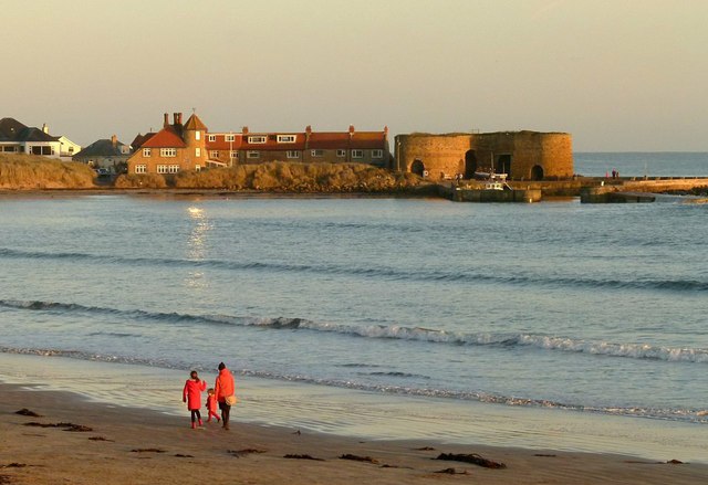 Sunset at Beadnell Bay