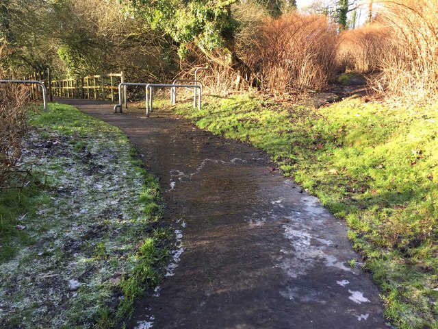 Icy Footpath