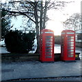 Telephone boxes at the Quadrant, Coventry