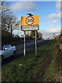 Signpost at Llangynwyd