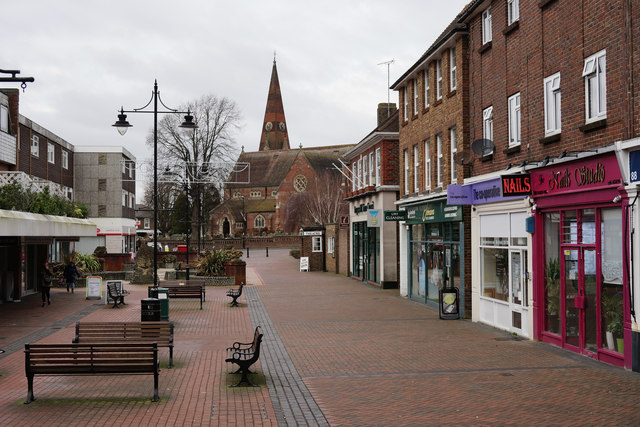 Church Walk, Burgess Hill © Peter Trimming :: Geograph Britain and Ireland