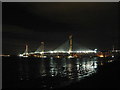 NT1179 : Nightwork on The Queensferry Crossing by M J Richardson