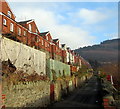 A back lane in Cwmcarn