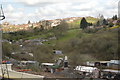 Buildings by the railway line