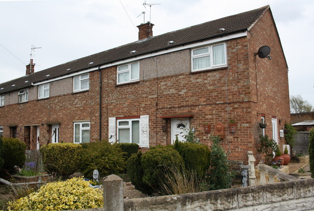 Row of houses on Devon Road