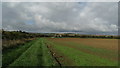 SP8995 : On field path - View NW across the valley of the R Welland, NW of Gretton by Colin Park