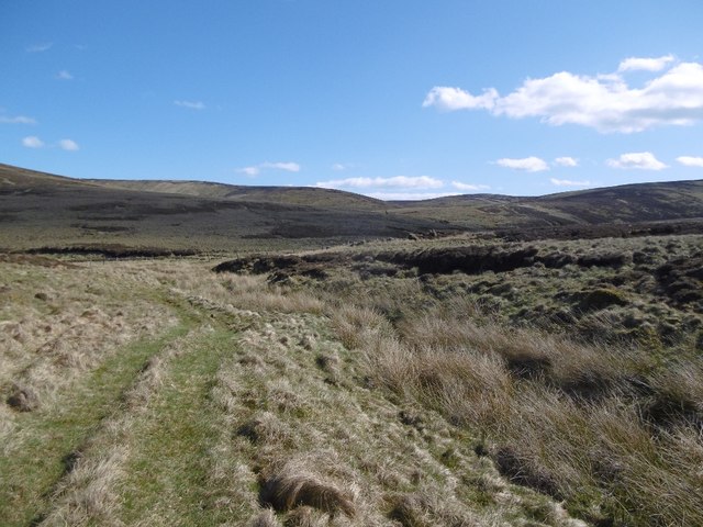 All terrain vehicle track, Water of... © Richard Webb :: Geograph ...