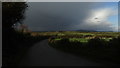 Shower clouds as seen from Treswallen near Grampound