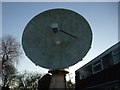 The 42 ft pulsar telescope at Jodrell Bank Observatory