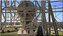 SJ7971 : Inside the Lovell Telescope at Jodrell Bank Observatory by Benjamin Shaw