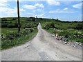 Private farm access lane leading from the Cargaclogher Road