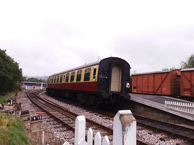 South Devon Railway - train at Totnes