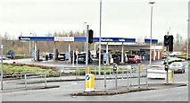 J3876 : Tesco petrol station, Knocknagoney, Belfast (January 2017) by Albert Bridge