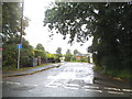 Three Stiles Road at the junction of Crondall Lane