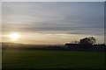 SK1575 : Sunset over Fields near Tideswell, Derbyshire by Andrew Tryon