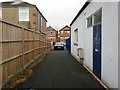 West Southbourne: footpath H08 approaches Kimberley Road