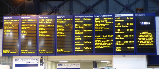 Queen Street railway station departure... © Thomas Nugent :: Geograph ...