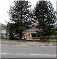 Tree-lined entrance to the former Ty Darran care home, Risca