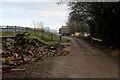 Track leading to Grange Farm