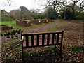 Tuckton: footpath I23 crosses The Rookery Community Garden