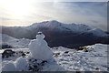 NY3004 : Snowman, Lingmoor Fell by Michael Graham