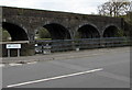 Tonna boundary sign facing Aberdulais