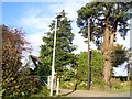 Lower Road, Llanteg, new lamp post