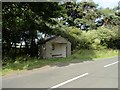 Disused bus shelter