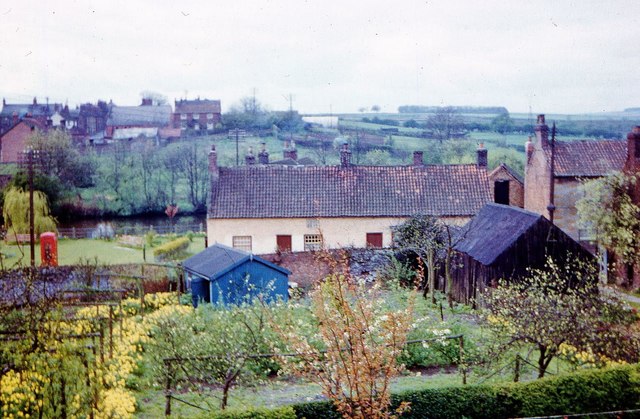 West end, Middleton-on-the-Wolds, about 1960