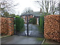 Entrance to Bainton Lodge