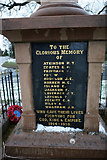 TA1934 : Sproatley 1st World War Memorial & Roll of Honour by Ian S