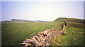 NY7969 : Hadrian's Wall at Kennel Crags by Jeff Buck