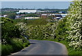 Wyville Road descending towards Grantham